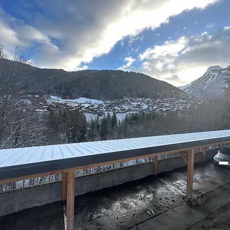 Morzine : Bel Appartement A 5 Mn Du Telepherique Exterior foto