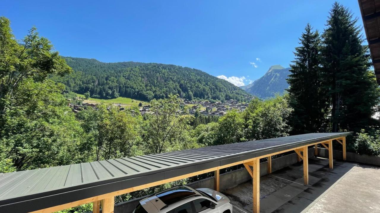 Morzine : Bel Appartement A 5 Mn Du Telepherique Exterior foto