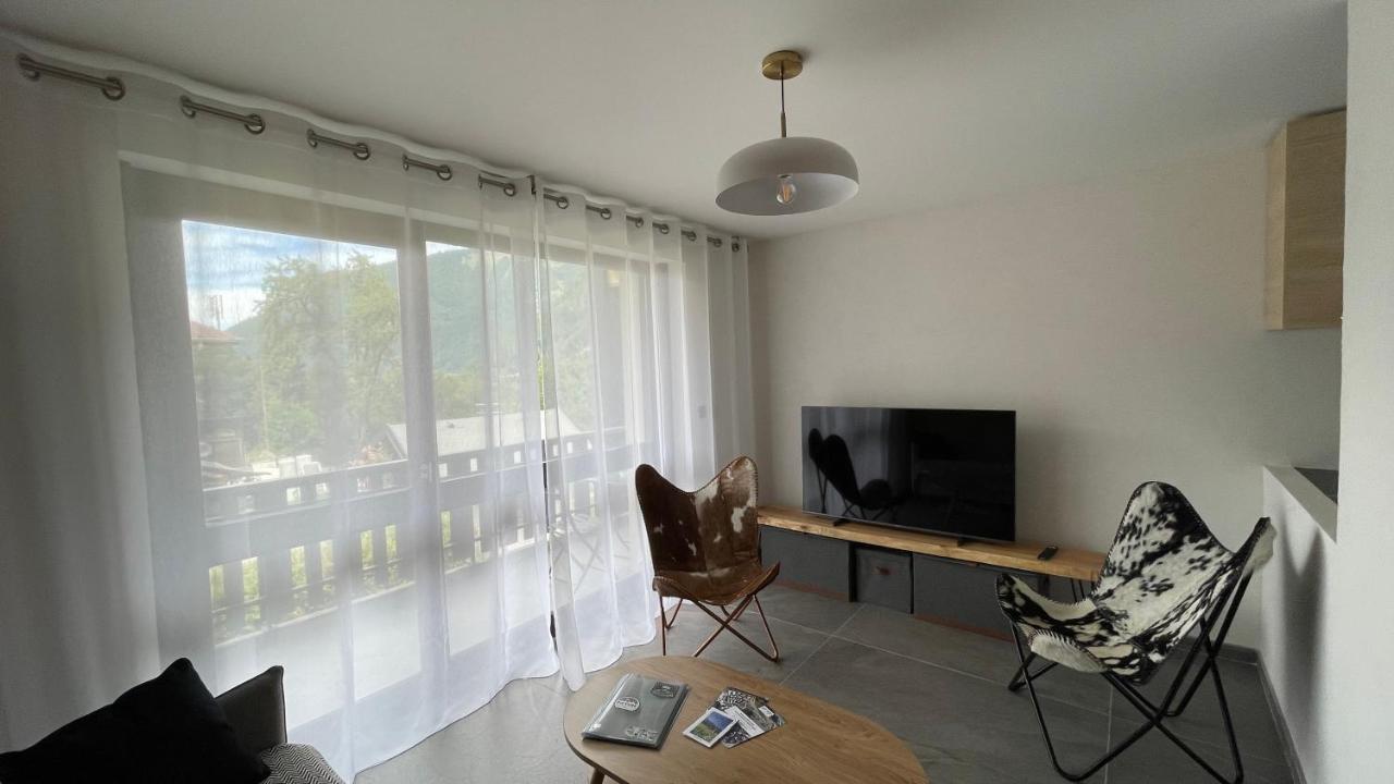 Morzine : Bel Appartement A 5 Mn Du Telepherique Exterior foto